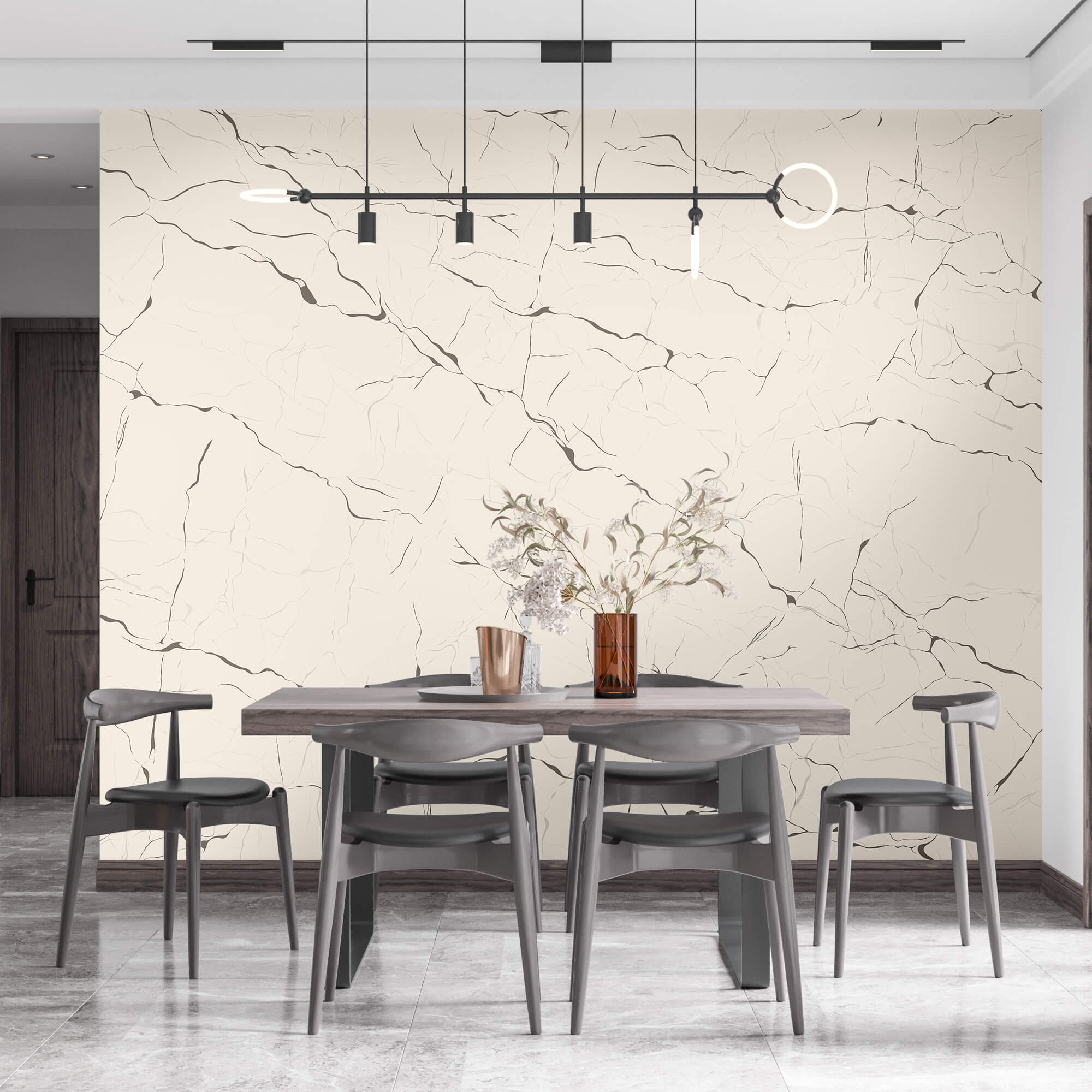 Biely povrch s prasklinami