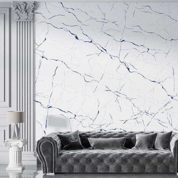 Biela plocha s modrými čiarami Biela plocha s modrými čiarami