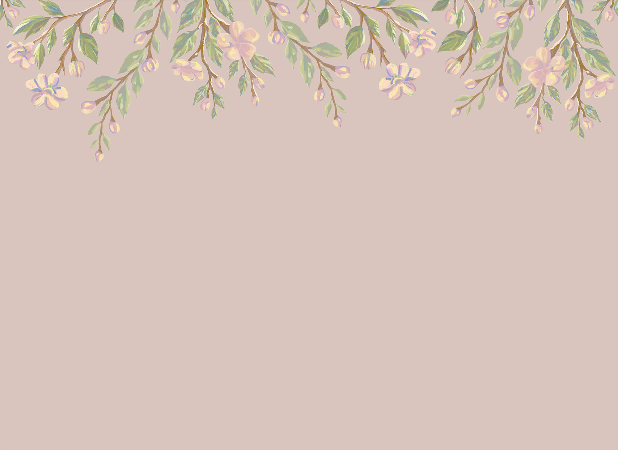 Delicate floral design on a soft background Delicate floral design on a soft background