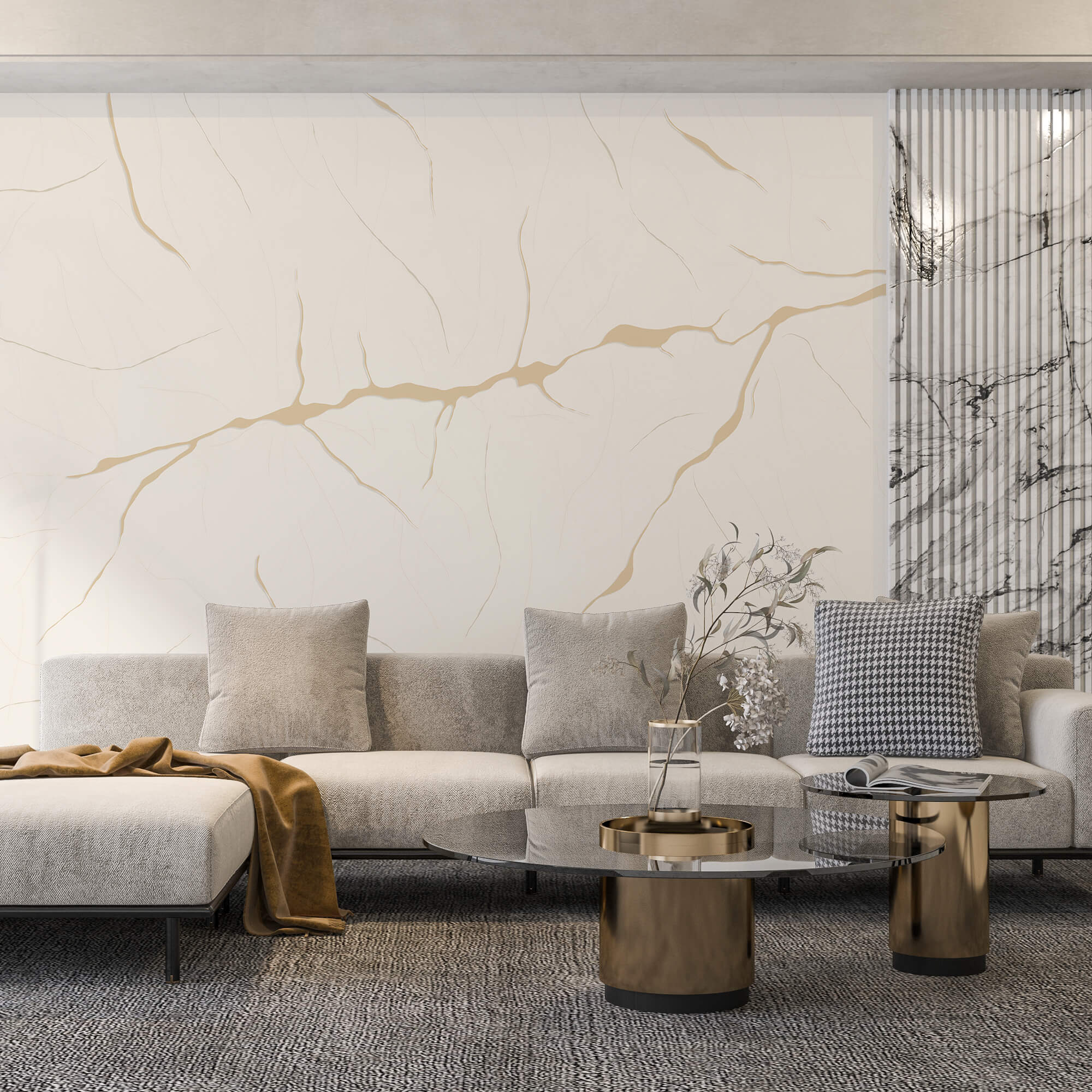 Biely povrch s prasklinami