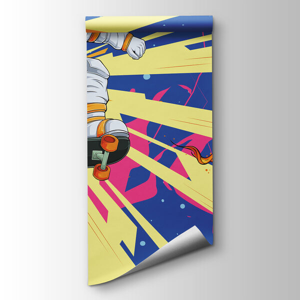 An astronaut riding a skateboard An astronaut riding a skateboard