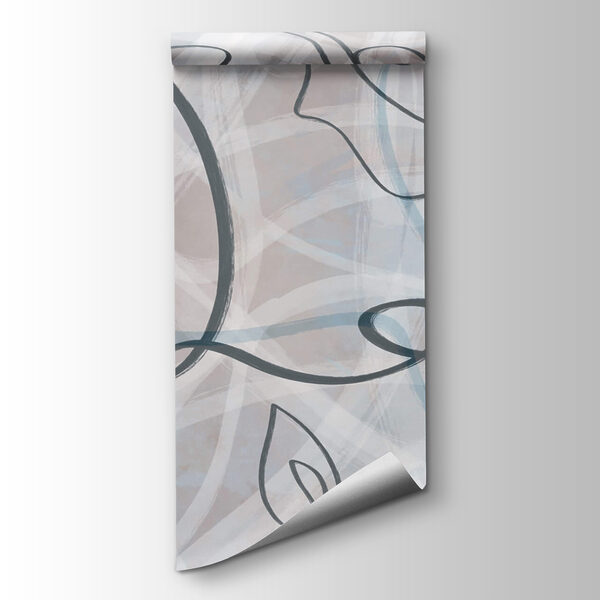 Flowing lines and soft hues blend Flowing lines and soft hues blend