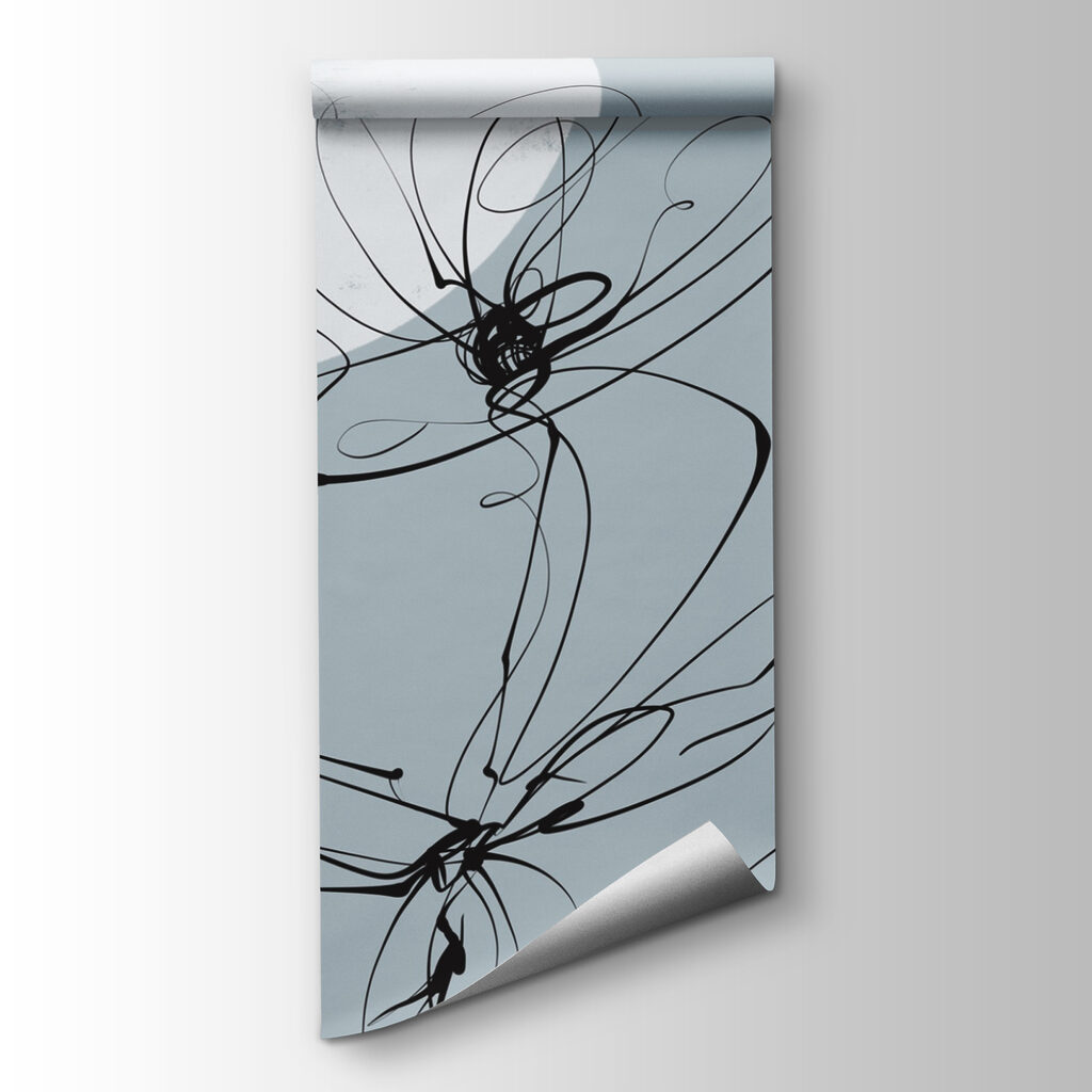 Drawing of flowers and circles Drawing of flowers and circles