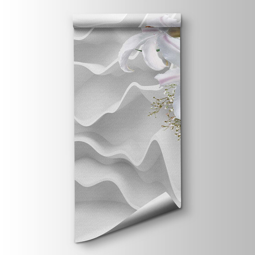 White flower arrangement on a white surface White flower arrangement on a white surface