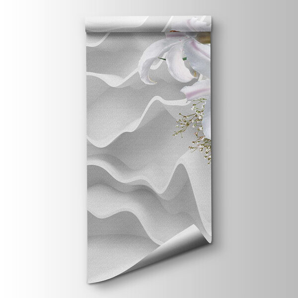 White flower arrangement on a white surface White flower arrangement on a white surface