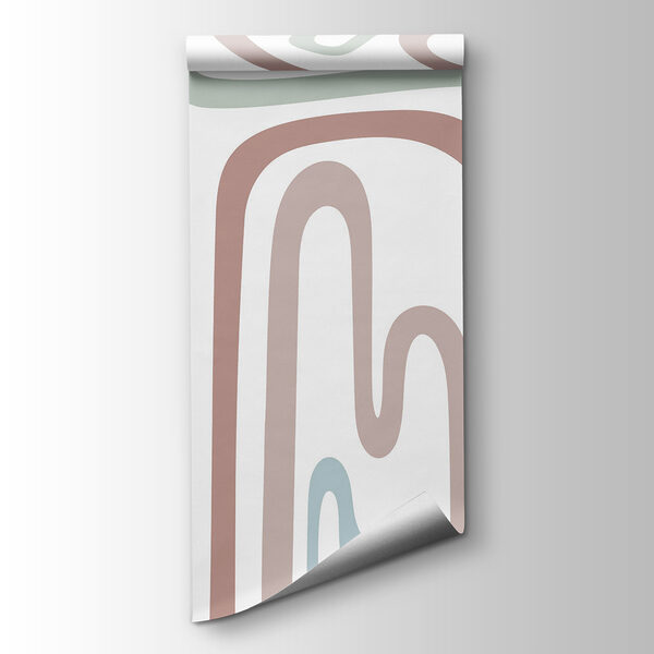 Colorful lines on a white background Colorful lines on a white background