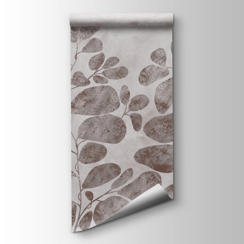 Soft leaves on a muted background