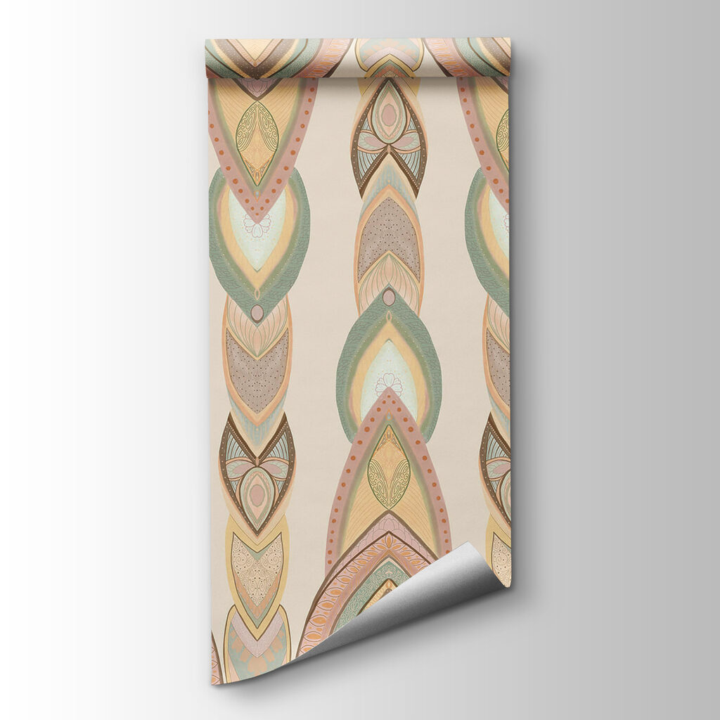 Pattern of colorful shapes Pattern of colorful shapes