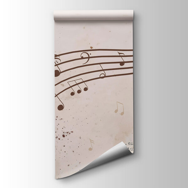 Music notes on a sheet