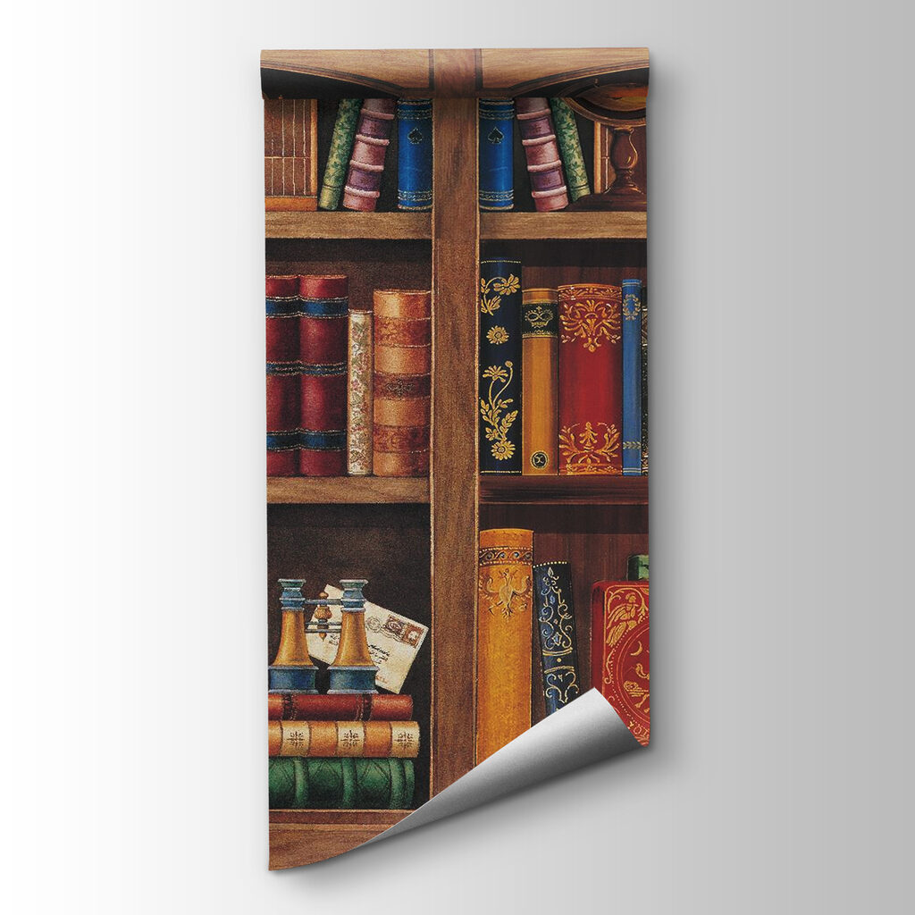 Bookshelf full of books Bookshelf full of books