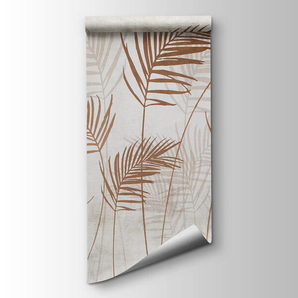 A group of brown leaves