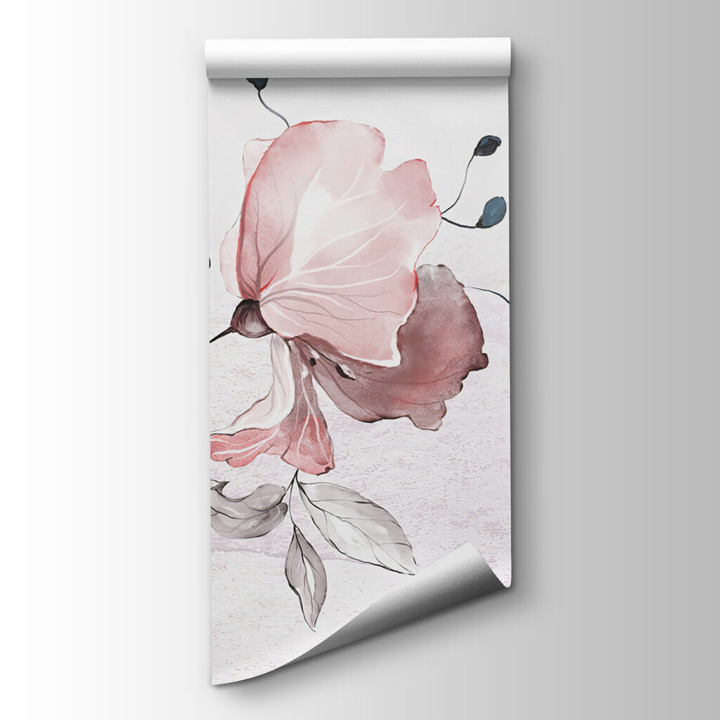 Delicate floral watercolor design