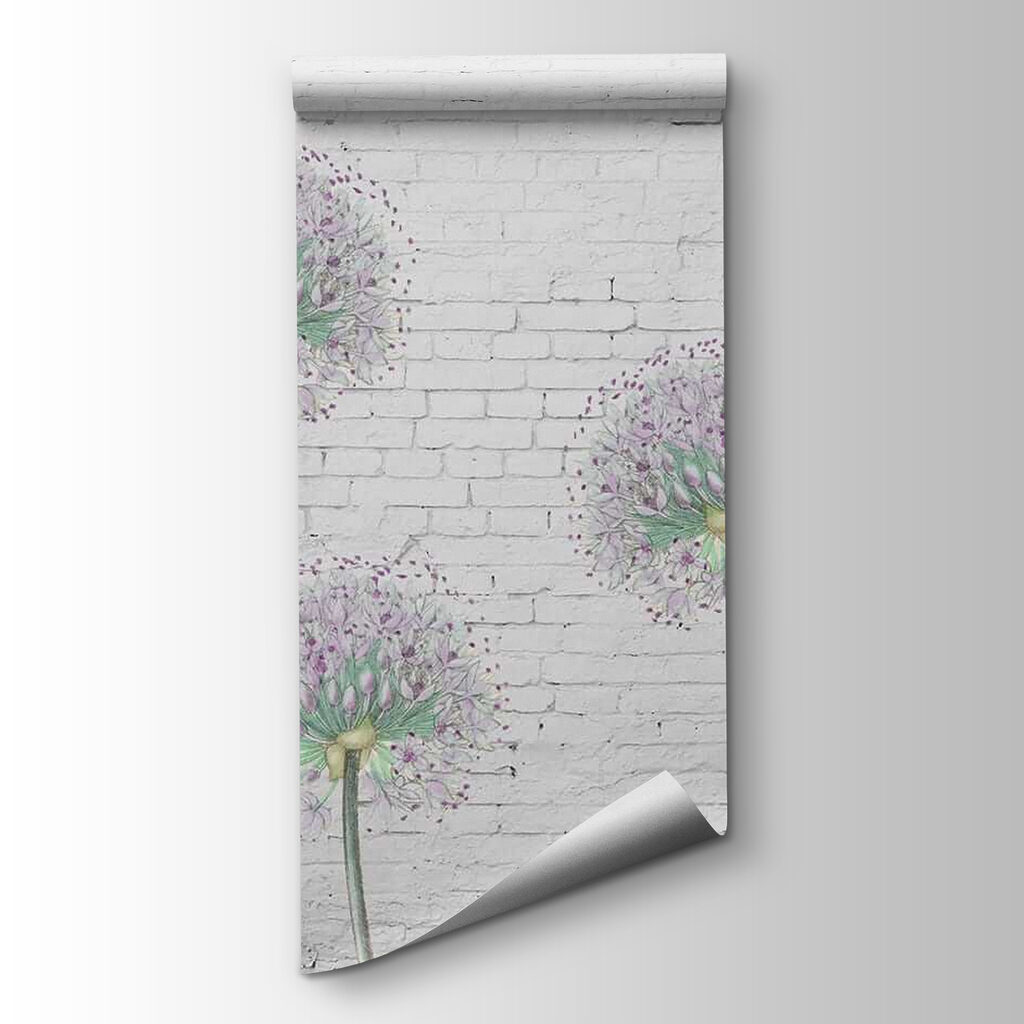 Painting of purple flowers