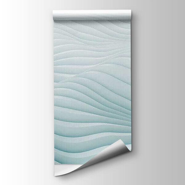 White and blue wavy pattern White and blue wavy pattern