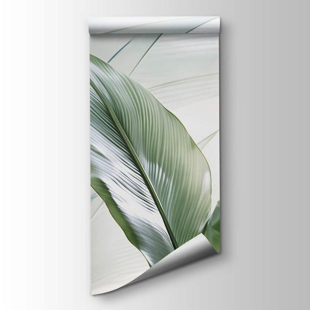 Natural green leaves in soft light