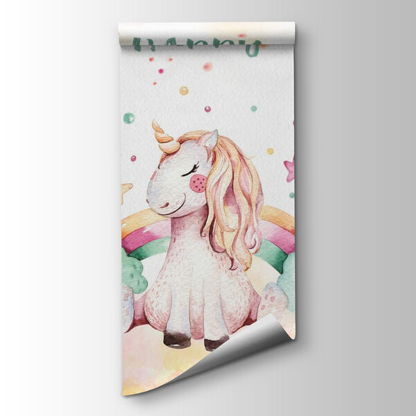 Group of unicorns and rainbows Group of unicorns and rainbows