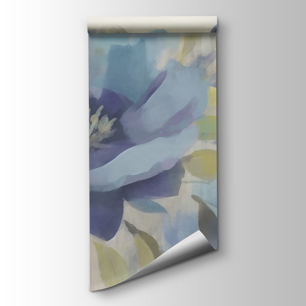 Painting of flowers and leaves Painting of flowers and leaves