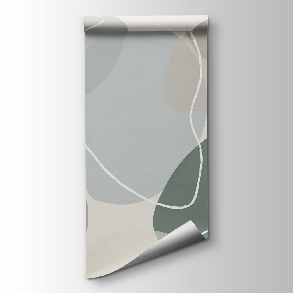 Soft shapes in muted tones Soft shapes in muted tones