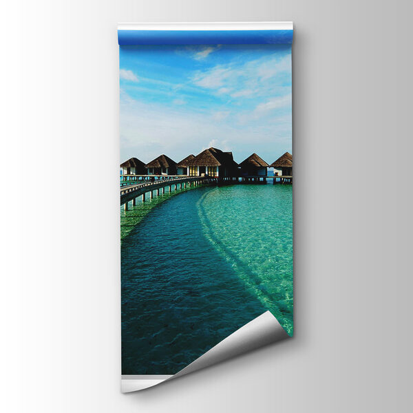 Bridge leading to a beach Bridge leading to a beach