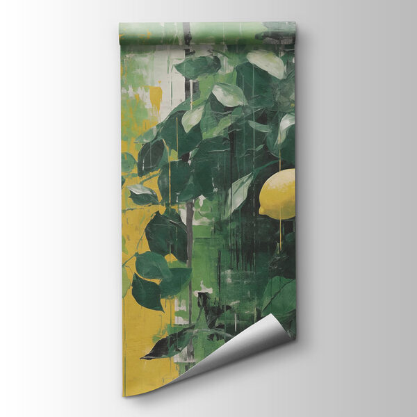 Painting of lemons from a tree Painting of lemons from a tree