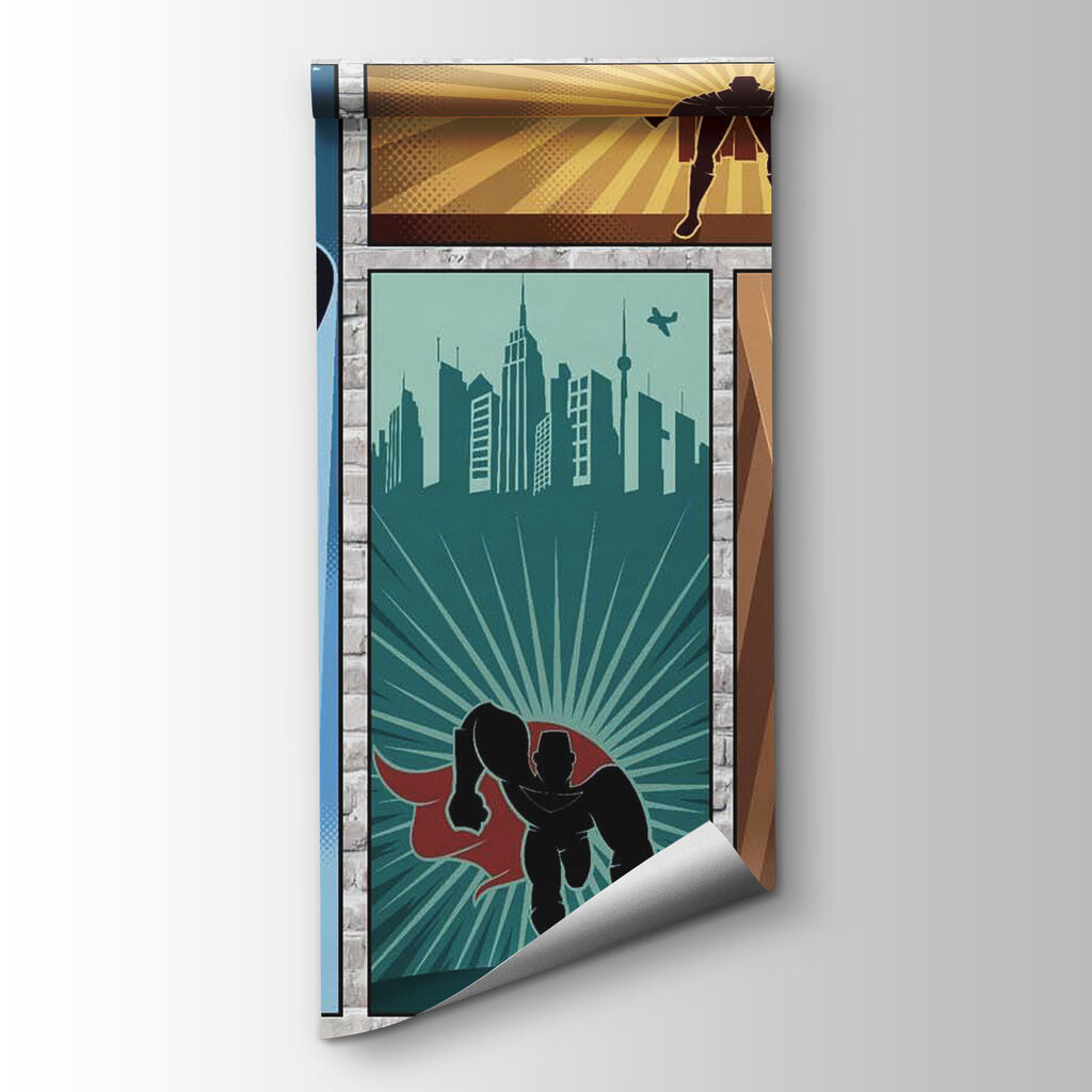 Collection of superhero posters Collection of superhero posters