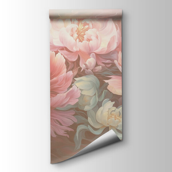 Painting of flowers on a surface Painting of flowers on a surface