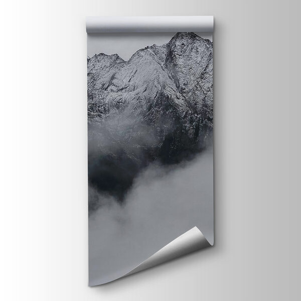 Mountain with snow on top Mountain with snow on top