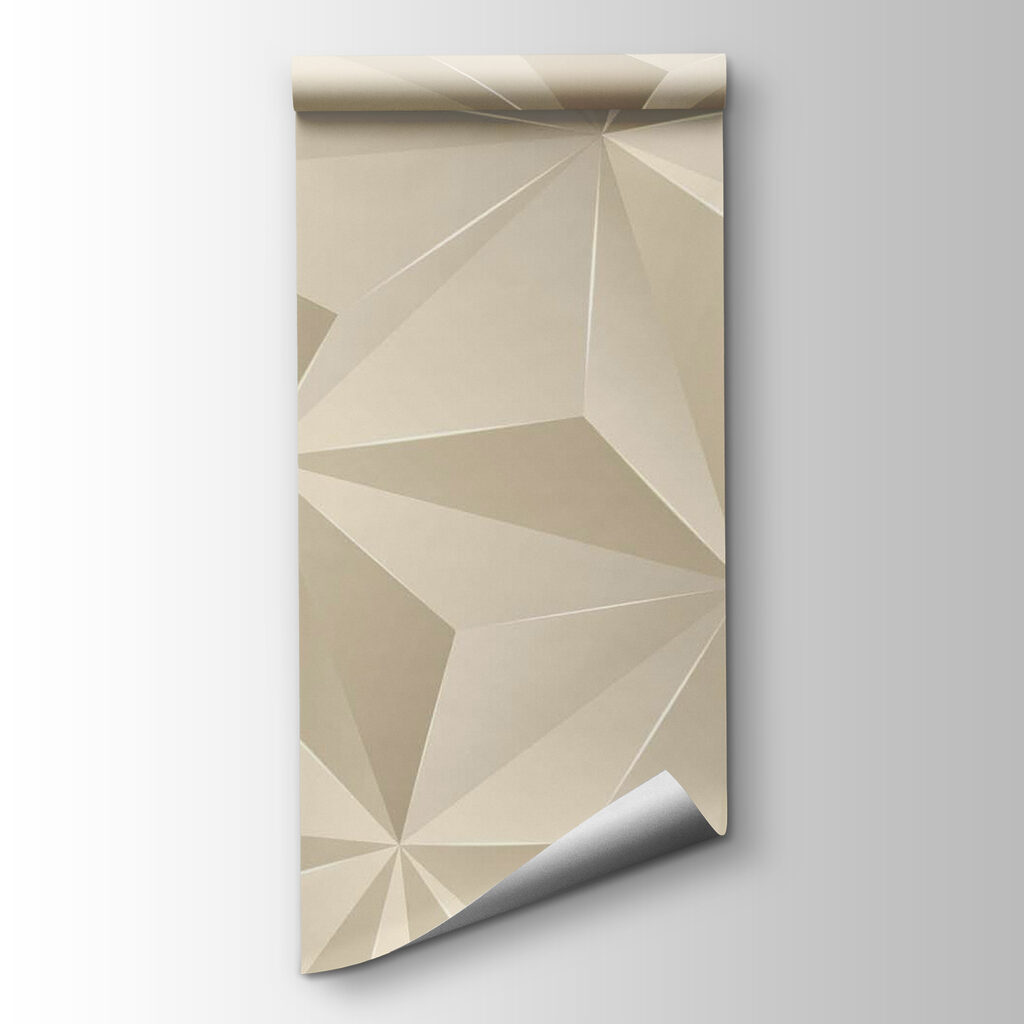 Elegant geometric pattern in soft tones