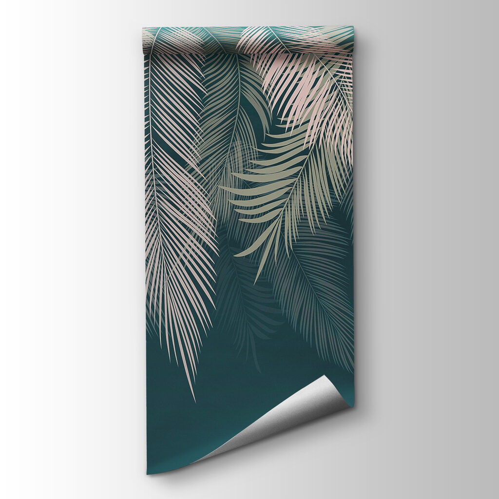 Group of palm leaves