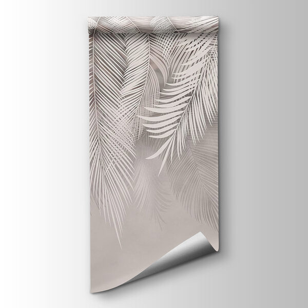 White feathered leaves White feathered leaves