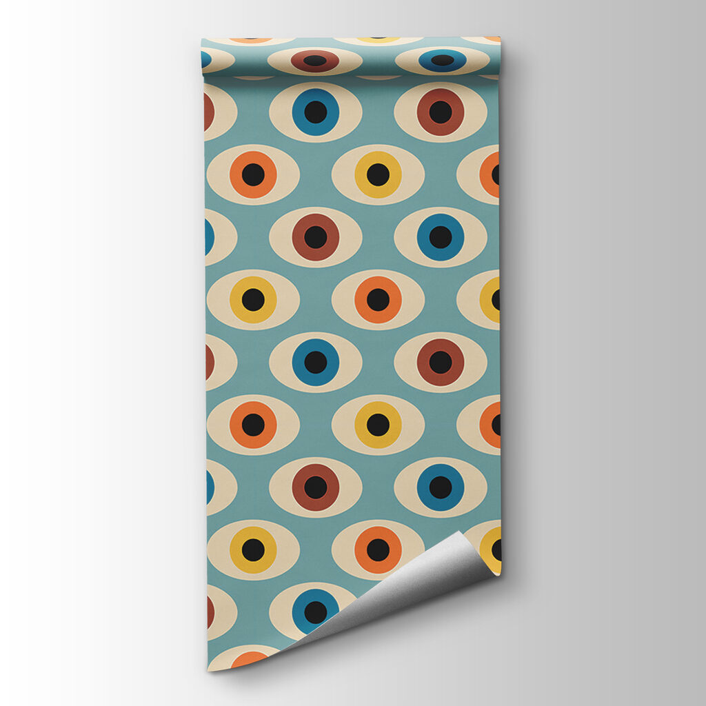 Pattern of colorful circles