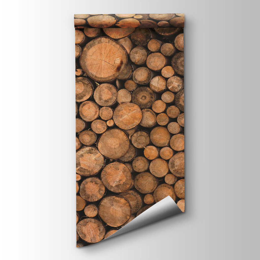 Group of round logs Group of round logs