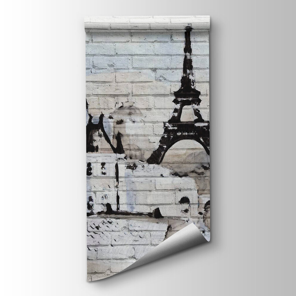 Painting of a city Painting of a city