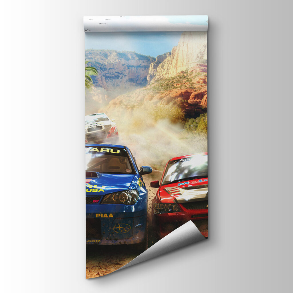 Group of cars driving on a dirt road Group of cars driving on a dirt road