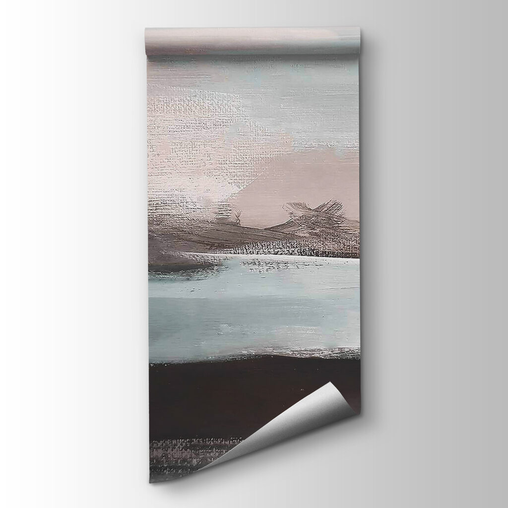 Painting of a body of water