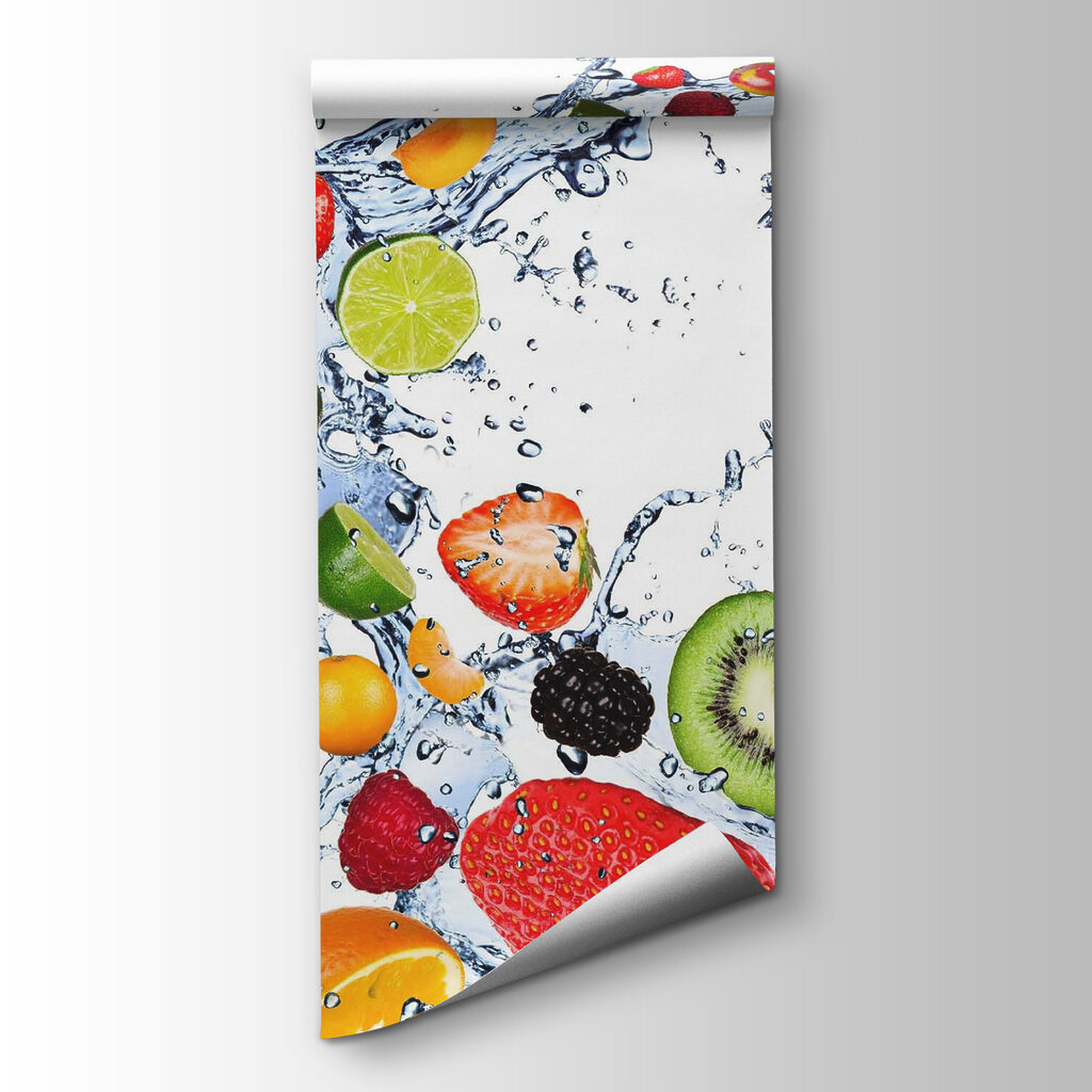 Fruit splashing into water Fruit splashing into water