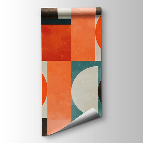 Colorful pattern with different shapes