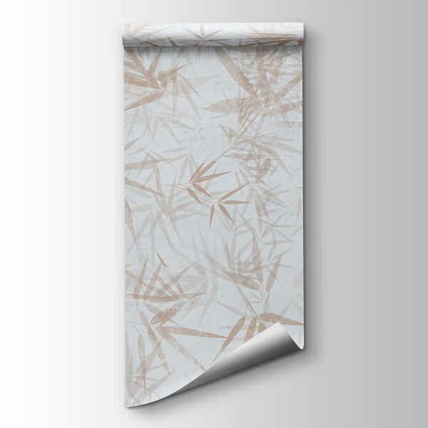 White surface with brown leaves