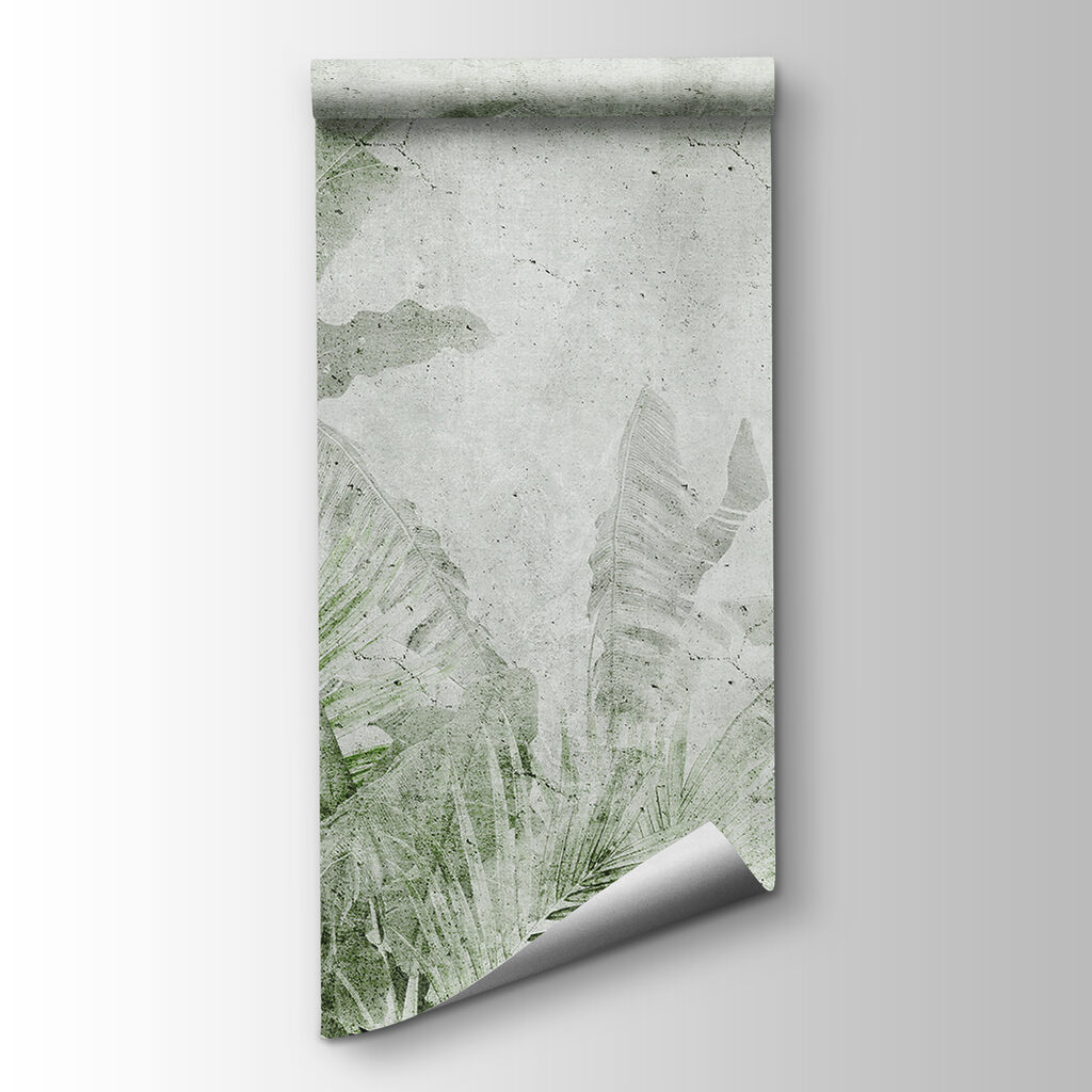 Textured leaves on a muted background Textured leaves on a muted background