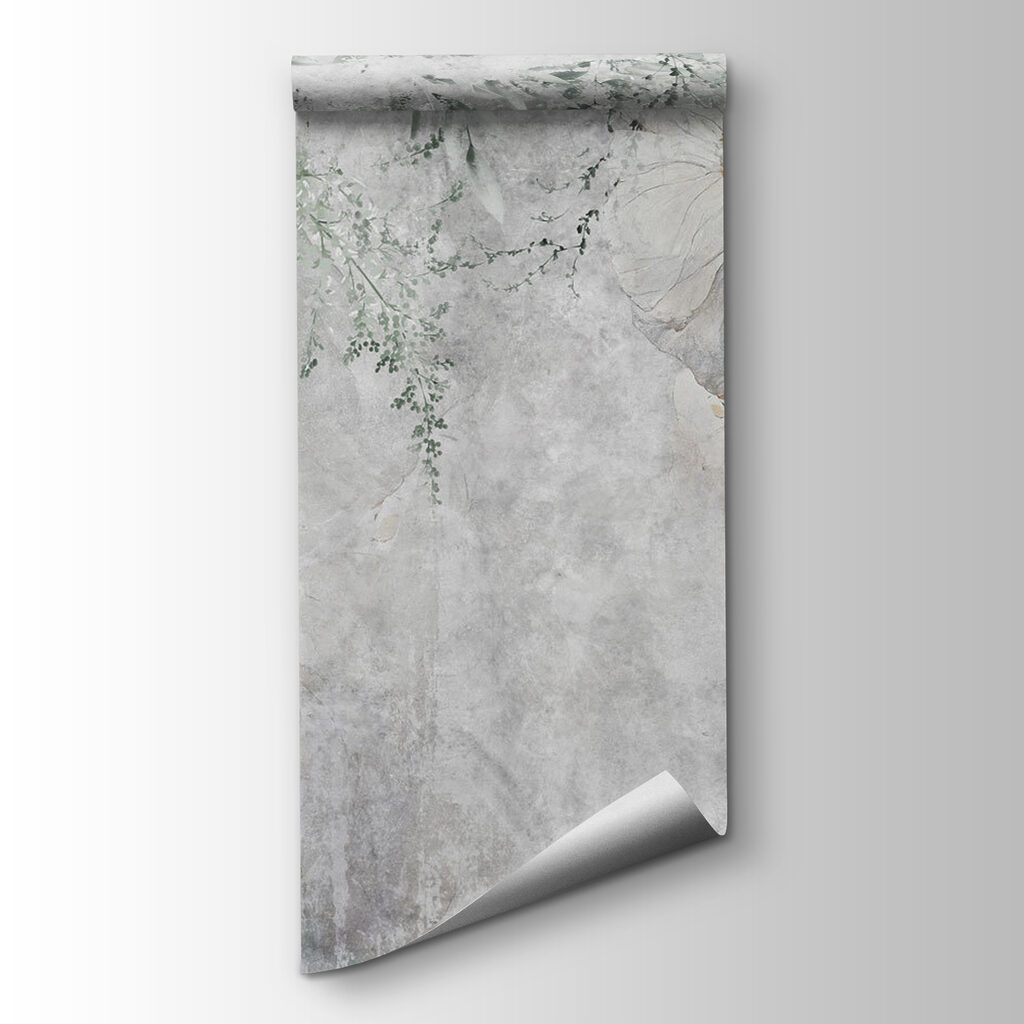 Painting of flowers and leaves Painting of flowers and leaves