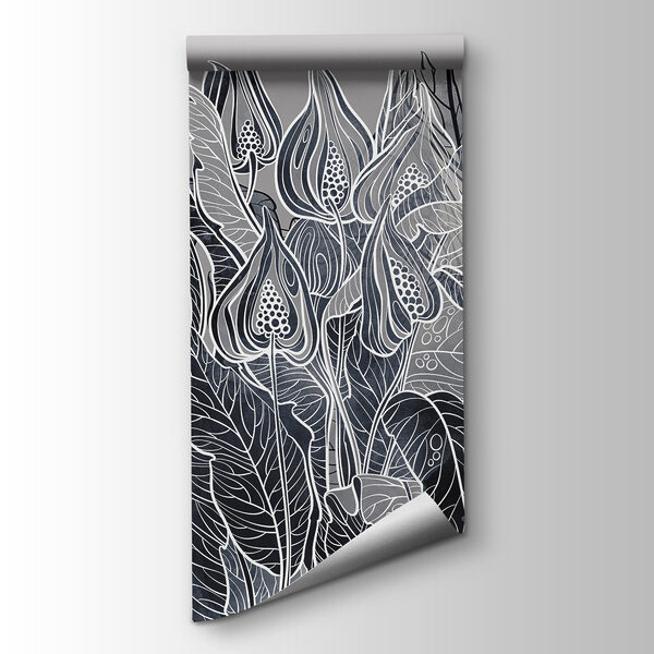 Delicate lines in nature's embrace