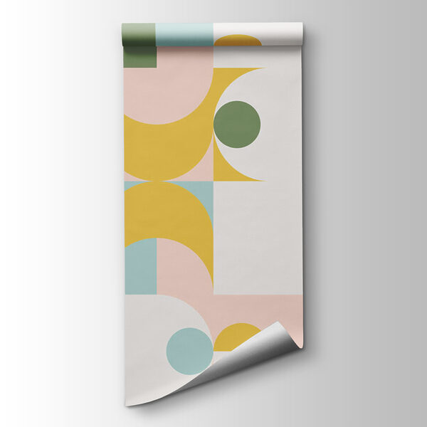 Colorful pattern with circles and dots Colorful pattern with circles and dots