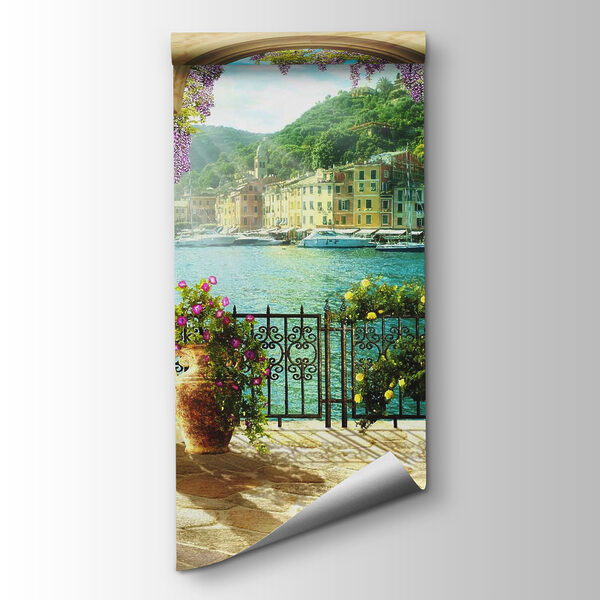 View of a city from a balcony View of a city from a balcony