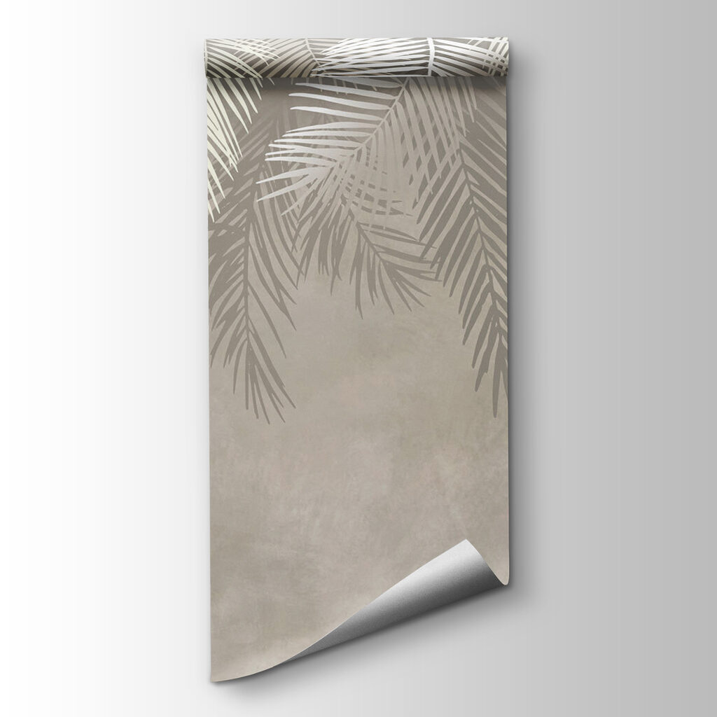 White leaves on a gray background White leaves on a gray background