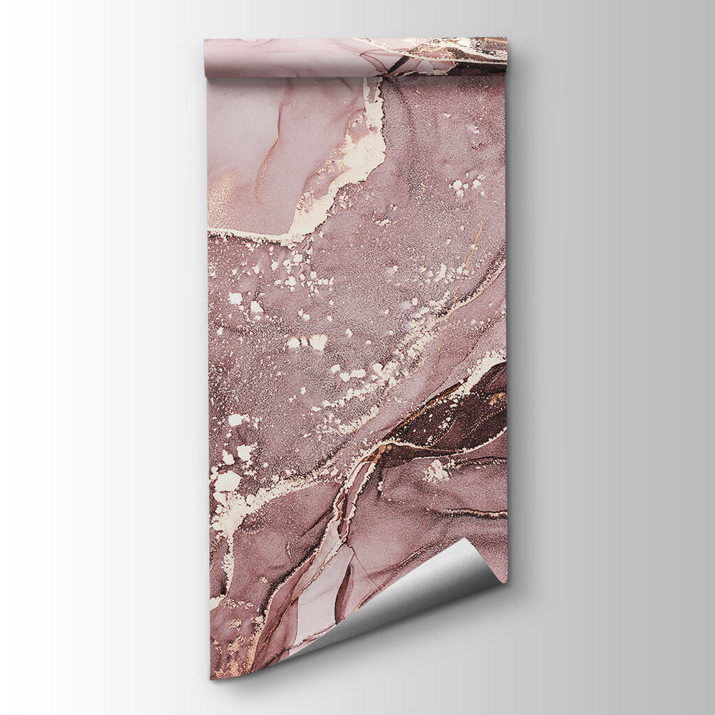 A close up of a painting