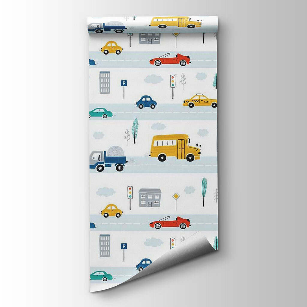 Pattern of cars and trucks Pattern of cars and trucks