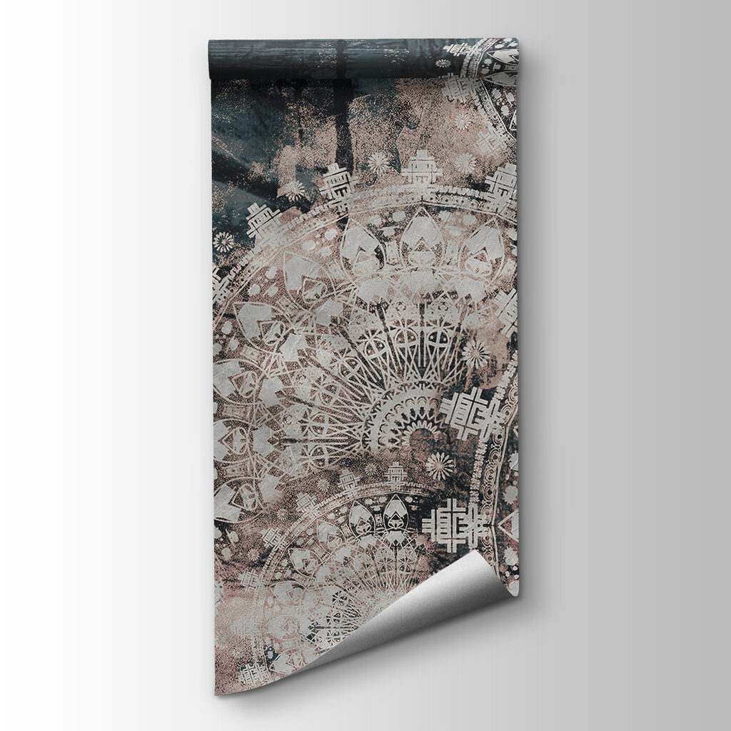 Intricate patterns on a textured surface