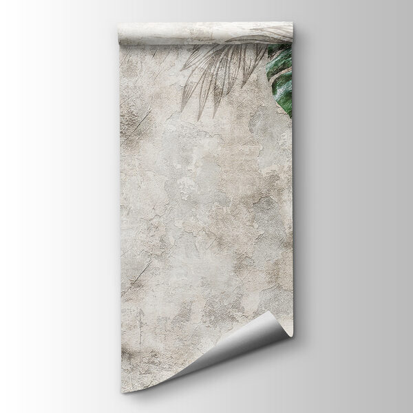 Elegant leaves on textured background Elegant leaves on textured background