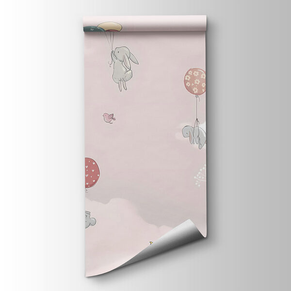 Hot air balloon with birds and animals Hot air balloon with birds and animals