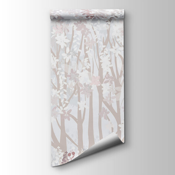 White and pink floral pattern White and pink floral pattern